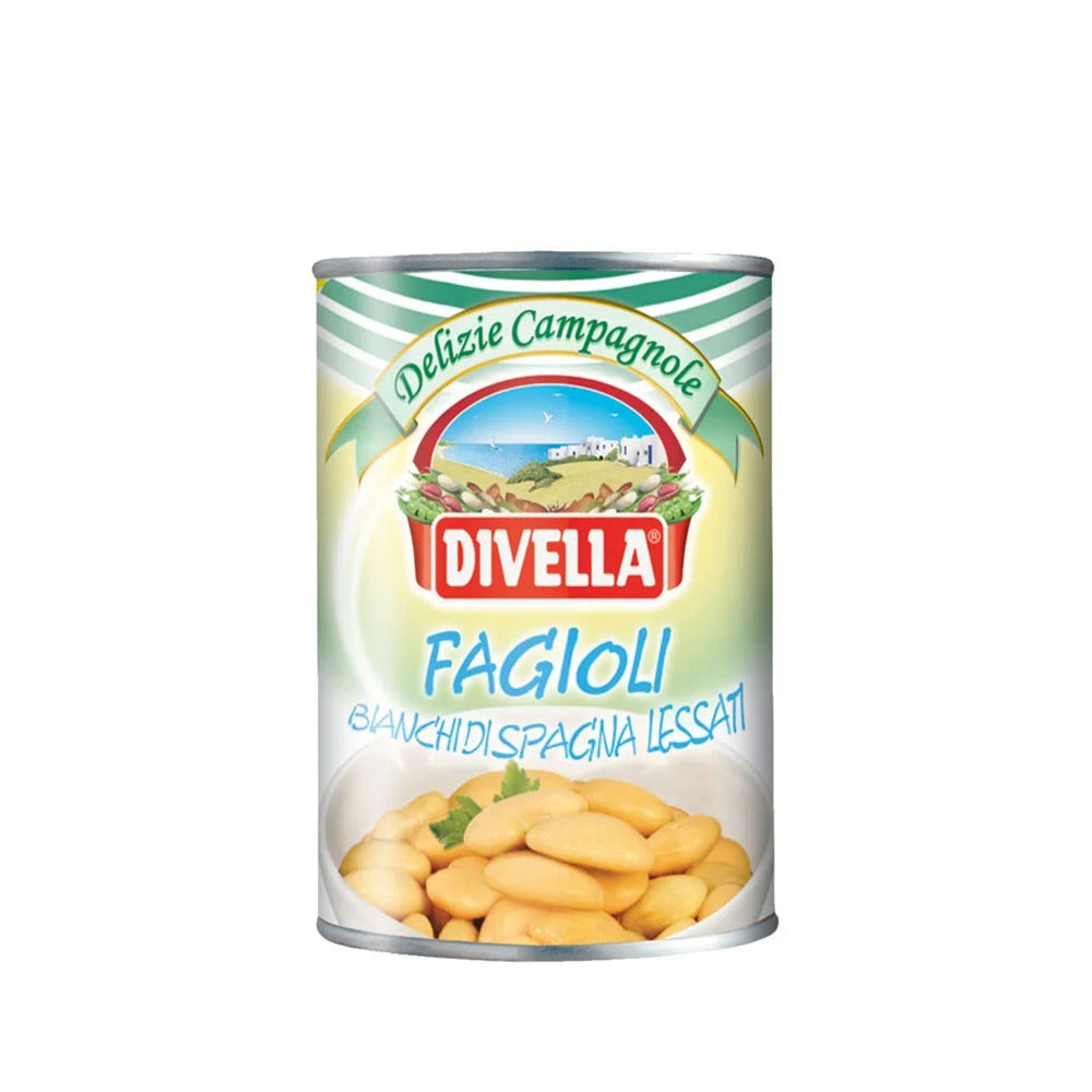 Food Items - Fasole Bianchi di Spagna,Divella,400g