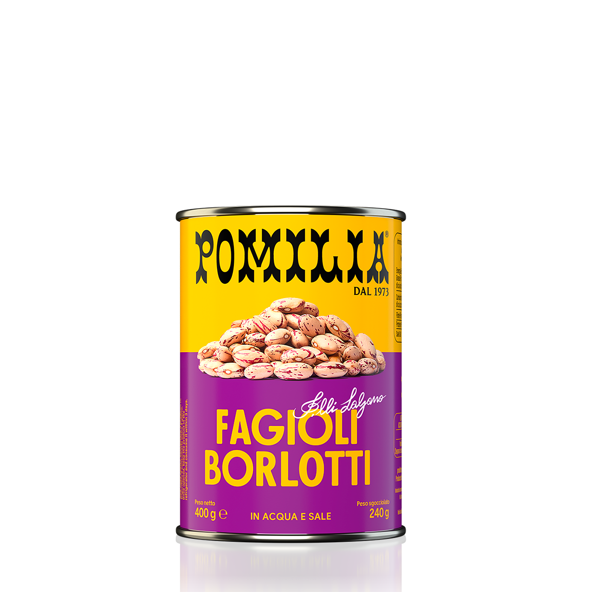 Food Items - Fasole borlotti Pomilia, 400 g