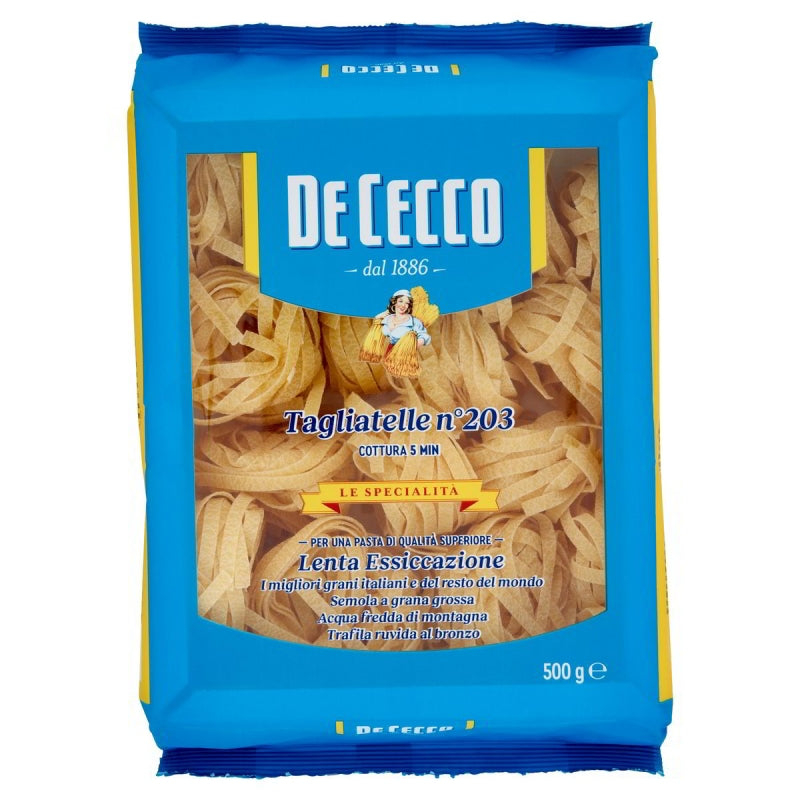Pasta & Noodles - Pasta Tagliatelle nr.203 De Cecco 500 gr