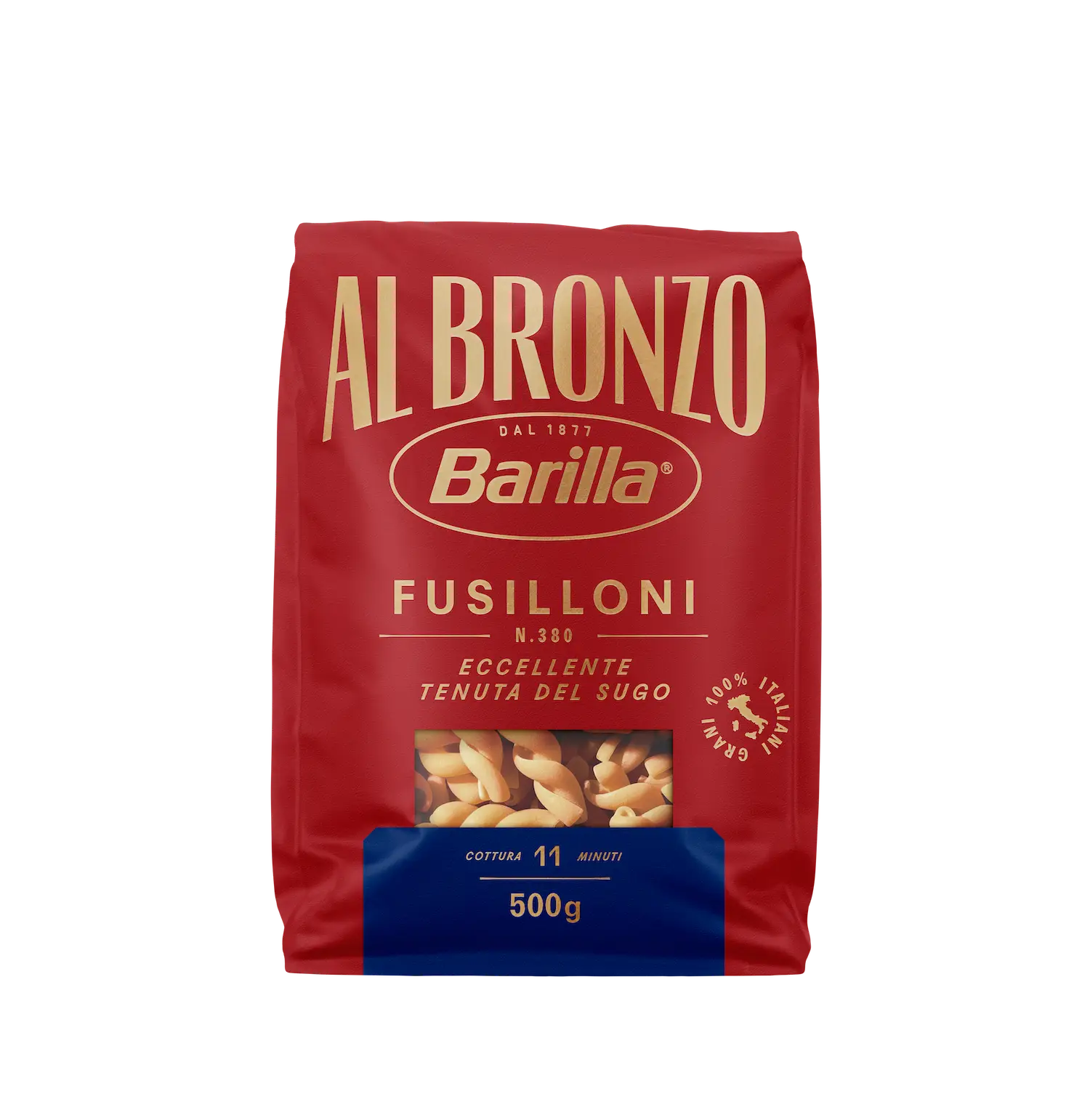 Pasta & Noodles - Paste Barilla AL BRONZO Fusilloni nr. 380, 500 g