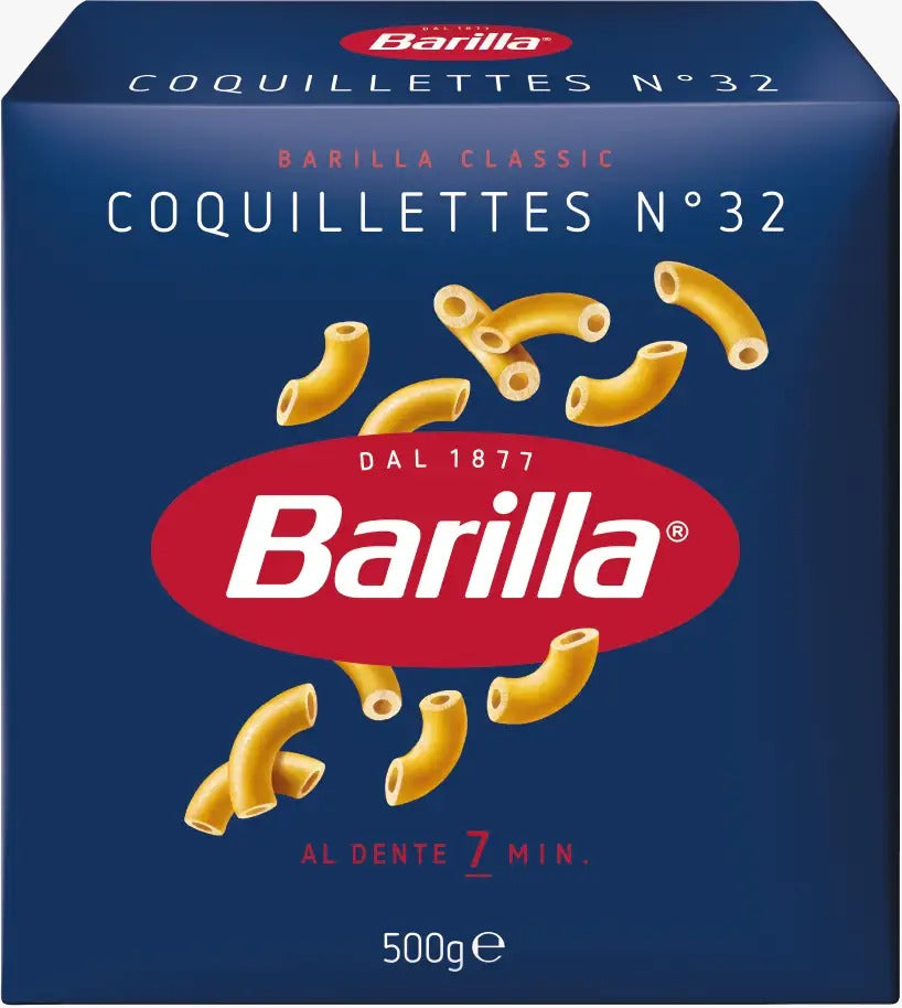 Pasta & Noodles - Paste Barilla, Coquillettes nr. 32, 500gr