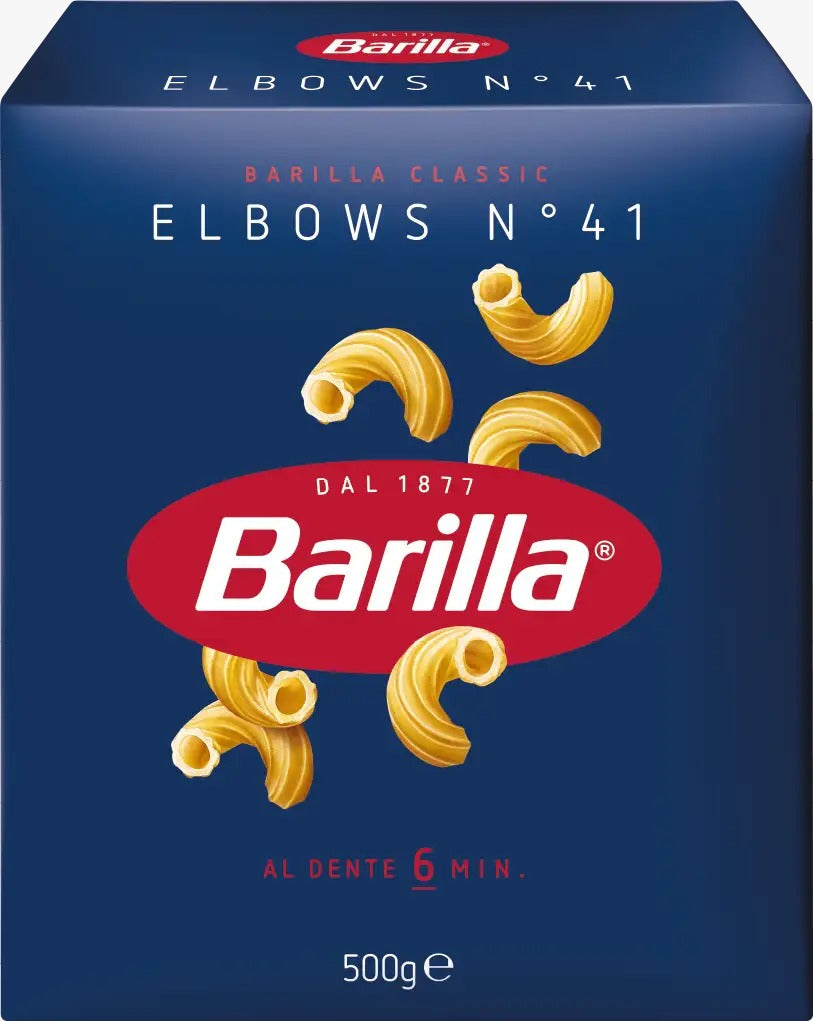 Pasta & Noodles - Paste Barilla, Elbows nr. 41, 500gr