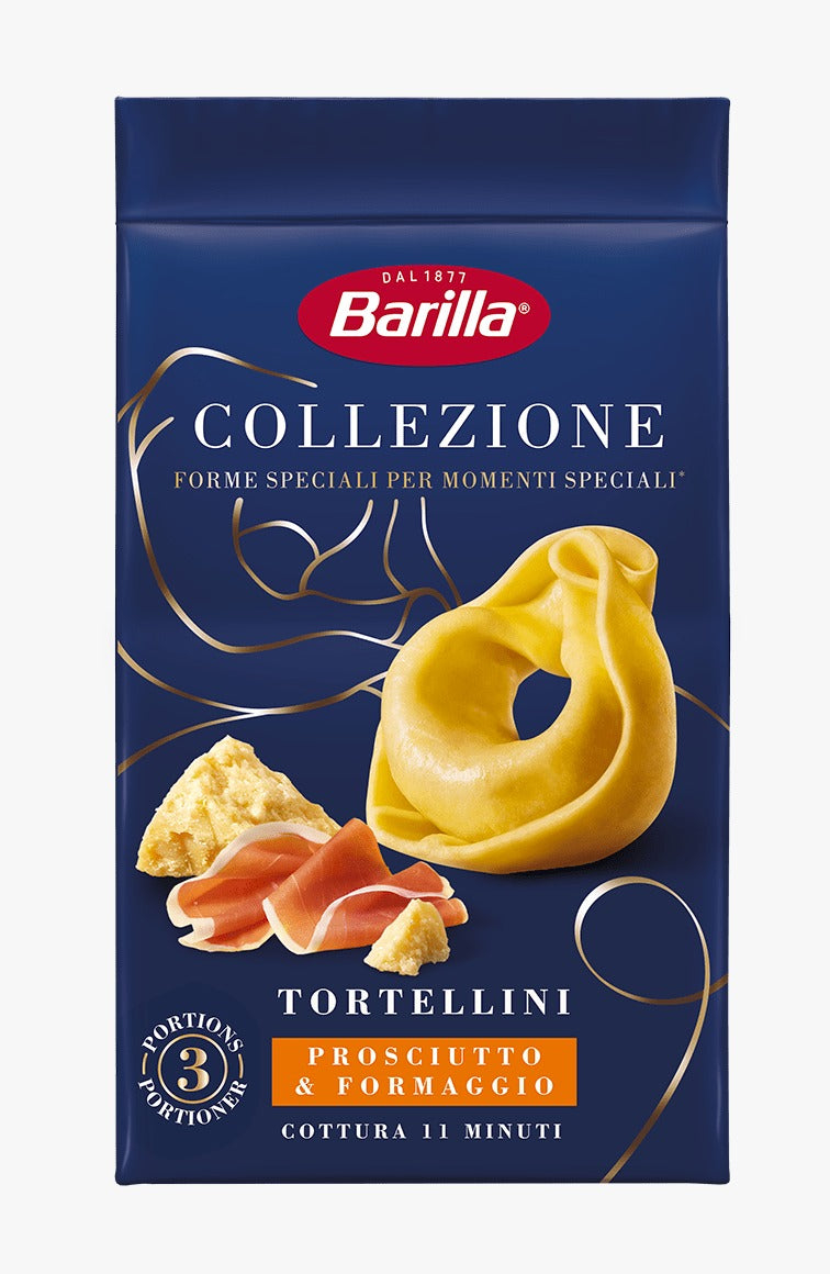 Pasta & Noodles - Paste Barilla, Tortellini cu Prosciutto și Brânză, 250gr