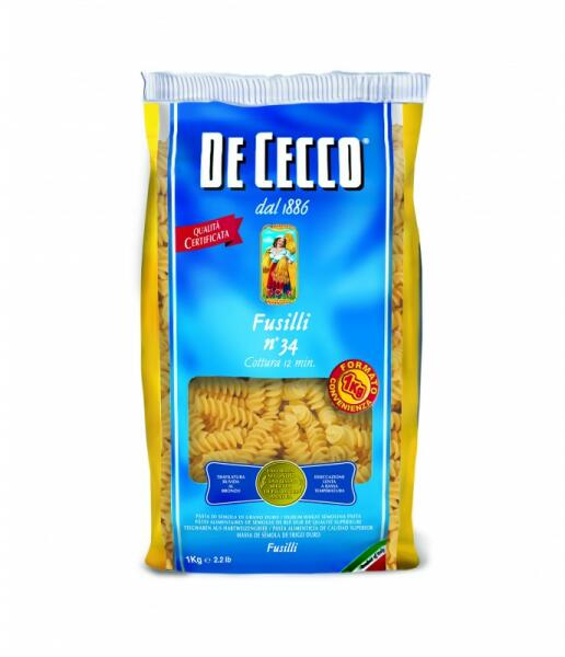 Pasta & Noodles - Paste De Cecco, Fusilli nr. 34, 1kg