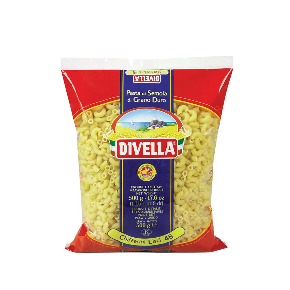 Pasta & Noodles - Paste Divella, Chifferini lisci nr.48, 500 g