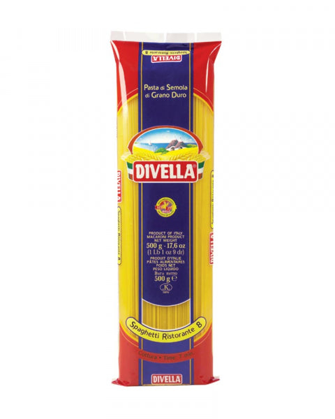 Pasta & Noodles - Paste Divella, Spaghetti Ristorante nr.8, 500 g