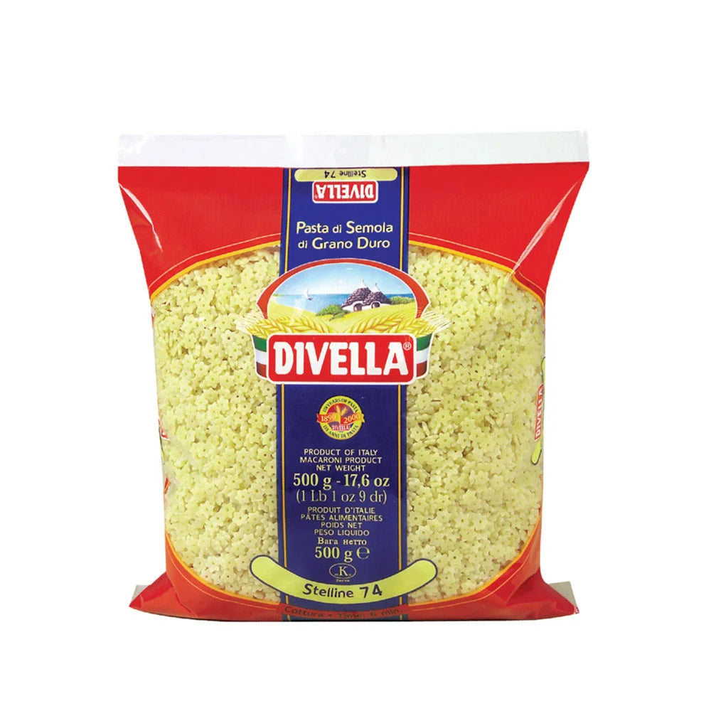 Pasta & Noodles - Paste Divella, Stelline nr.74, 500 g