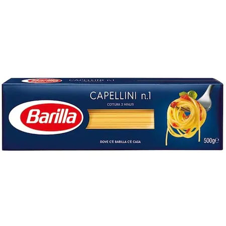 Food, Beverages & Tobacco - Paste lungi capellini n1 Barilla, 500g