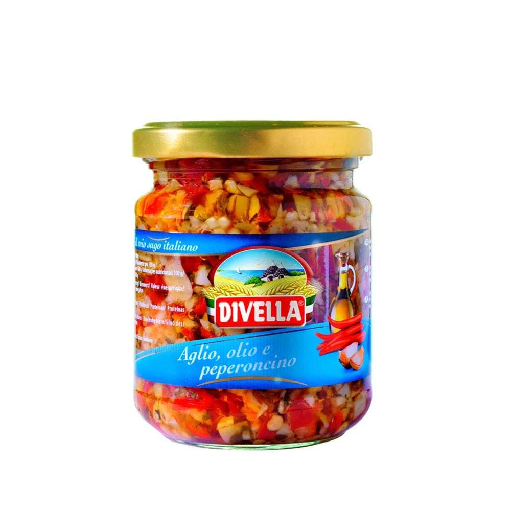 Condiments & Sauces - Sos Divella,Aglio,Olio&Peperoncino,190g