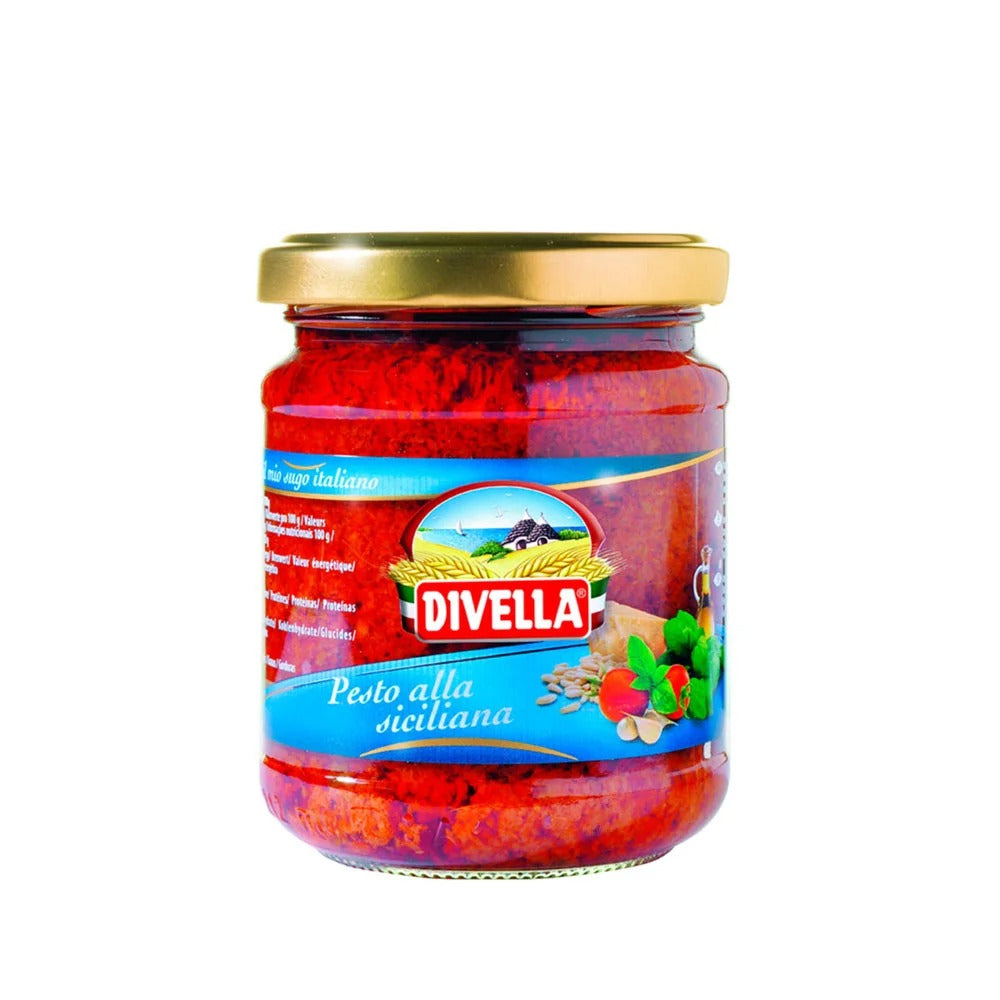 Condiments & Sauces - Sos pentru paste Divella, Pesto alla siciliana, 190 g