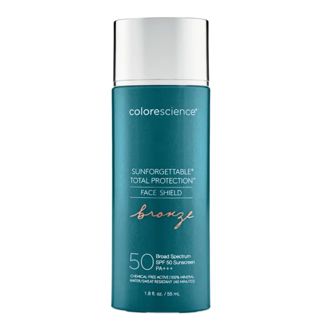 Creme impotriva petelor - COLORESCIENCE SUNFORGETTABLE TOTAL PROTECTION FACE SHIELD SPF 50 Bronze