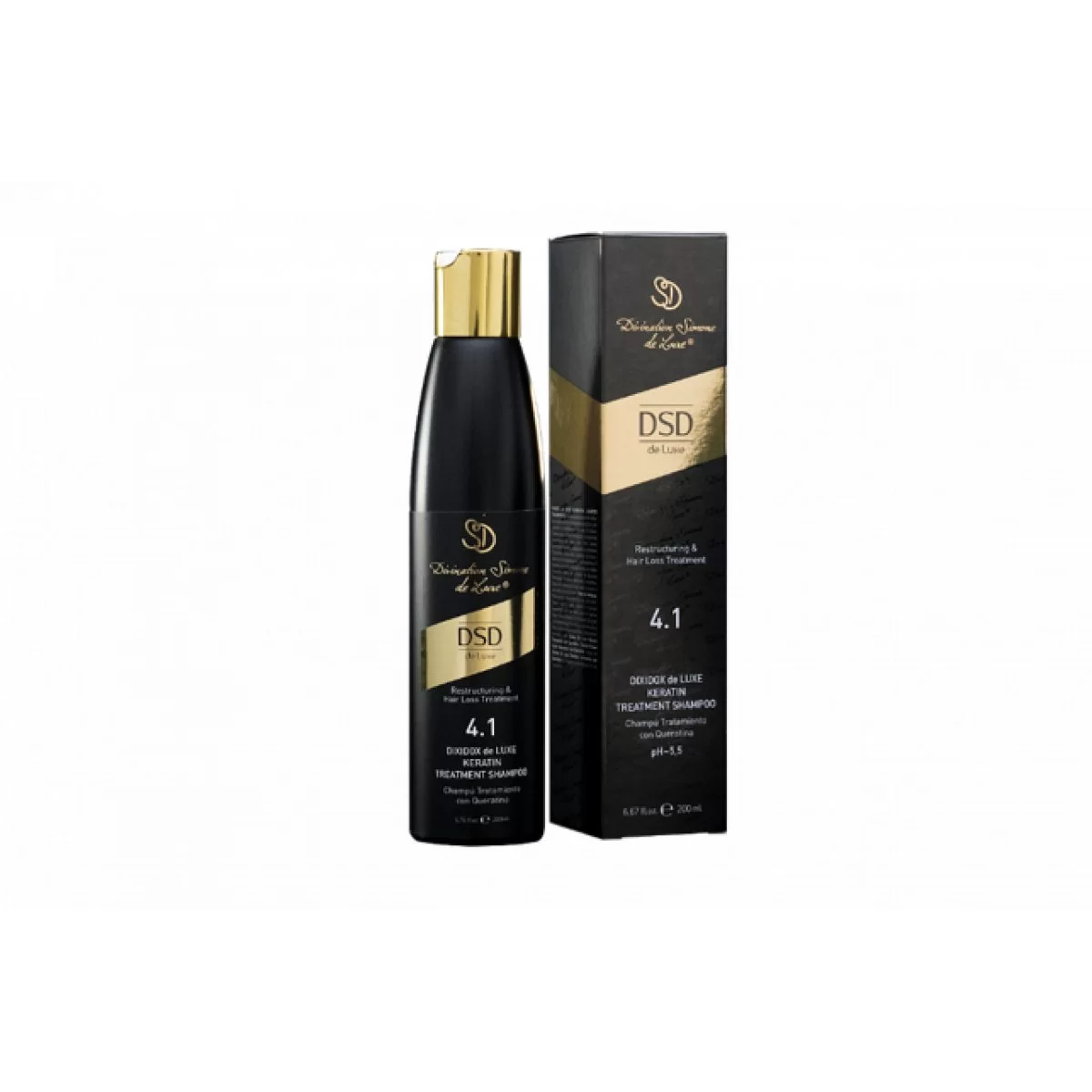 Îngrijire par - DSD de Luxe 4.1 Dixidox de Luxe Keratin Treatment Shampoo Sampon Tratament cu Keratina 200 ml