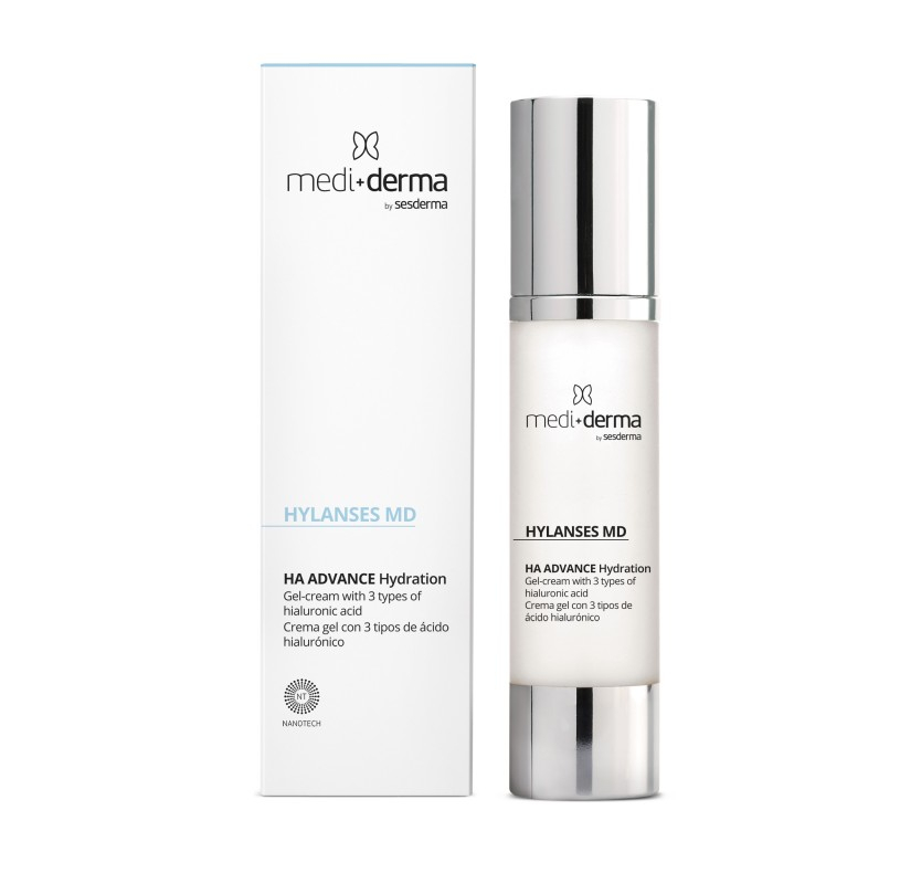 Creme - Mediderma HYLANSES MD Advance Hydration Crema Gel cu Acid Hialuronic 50 ml