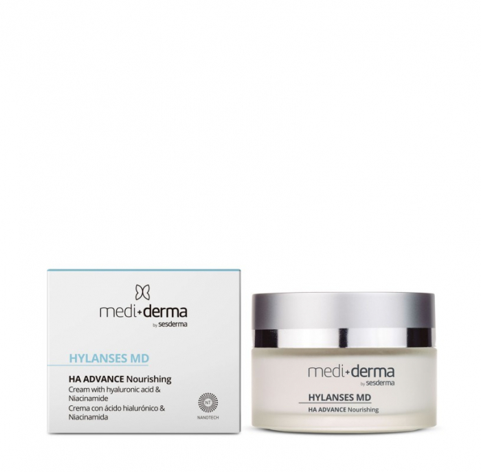 Creme - MEDIDERMA HYLANSES MD HA ADVANCE - Cremă Nutritivă și Hidratantă pentru Pielea Uscată