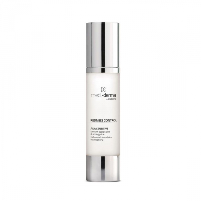 Serumuri - Mediderma REDNESS CONTROL Gel Anti Rozacee cu Acid Azelaic si Azeloglycina 50ml