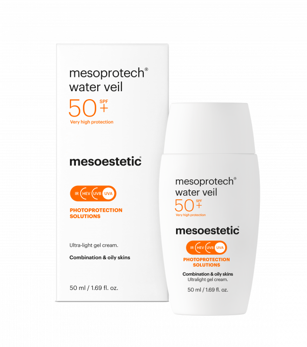 Protectie solara - SPF 50+ Mesoestetic Light Water Antiaging Veil 50 ml