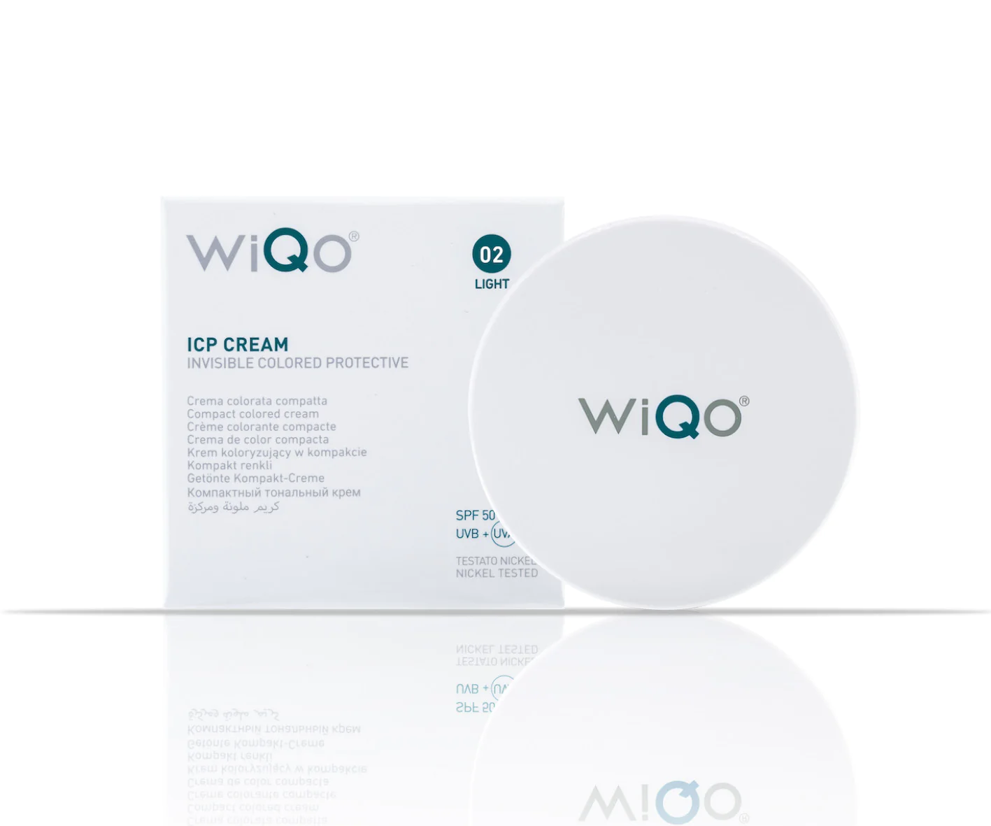Protectie solara - WiQo Fond de Ten ICP Cream SPF50+