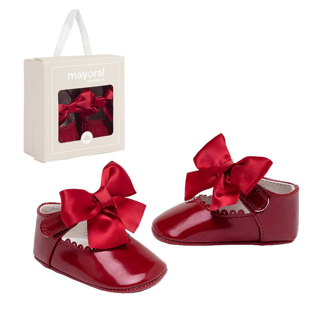 Haine  Incaltaminte Accesorii - Pantofi ceremonie cu funda - Rosu - Mayoral 18